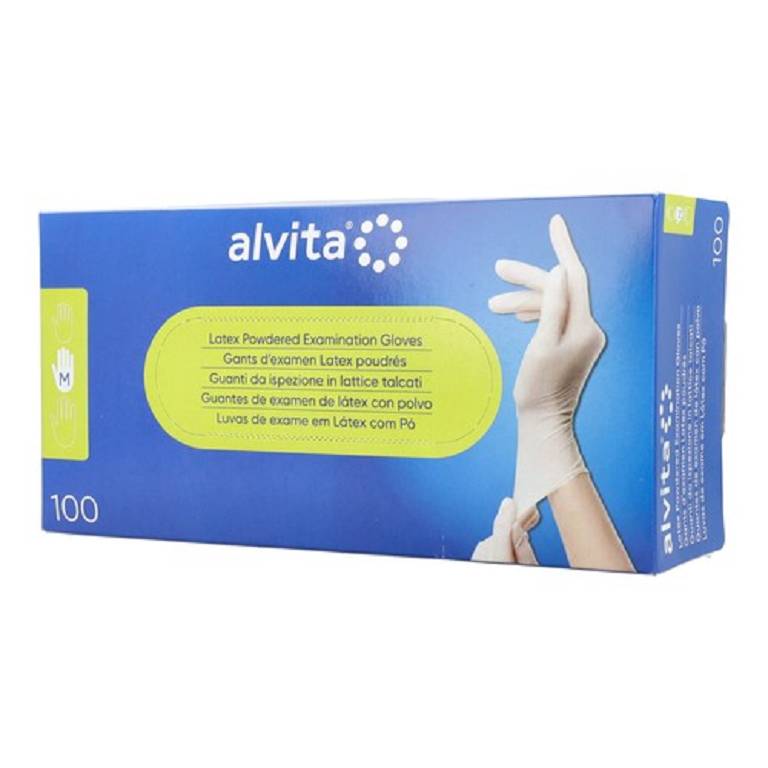 ALVITA GUANTI LATTICE M 100PZ