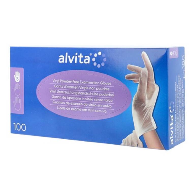 ALVITA GUANTI VINILE S/POLV S