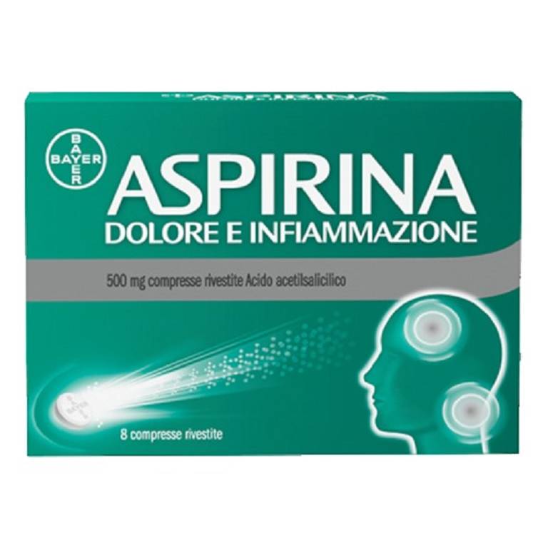 ASPIRINA DOLORE INF*8CPR 500MG