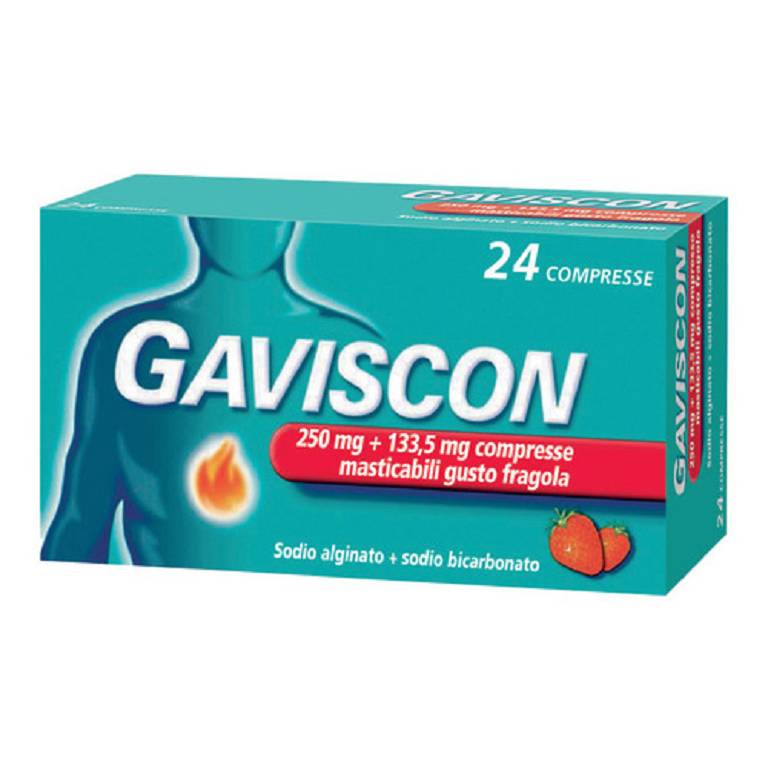 GAVISCON*24CPR FRAG250+133,5MG